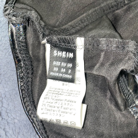 SHEIN PU Leather Halter Top - Picture 5 of 5